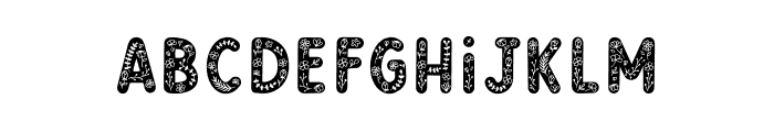 Spring Garden Decorative Font UPPERCASE