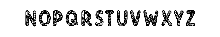 Spring Garden Decorative Font UPPERCASE
