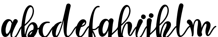 Spring Heart Font LOWERCASE
