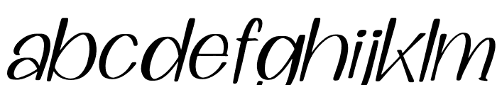 Spring Holiday Italic Font LOWERCASE