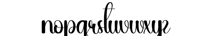 Spring House Font LOWERCASE