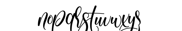 Spring Note Font LOWERCASE