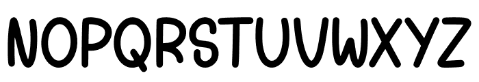 Spring Notes Regular Font UPPERCASE