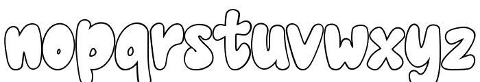 Spring Outline Font LOWERCASE