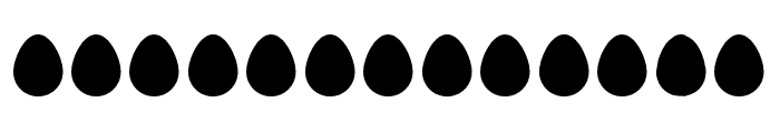 Spring Rhapsody Eggs Font UPPERCASE