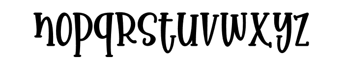 Spring Story Font LOWERCASE