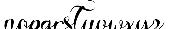 Spring Style Font LOWERCASE