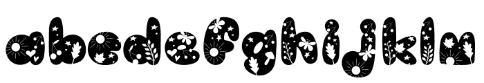 Spring Summer Font LOWERCASE