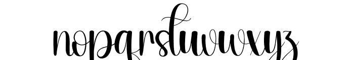 Spring Sunday Font LOWERCASE