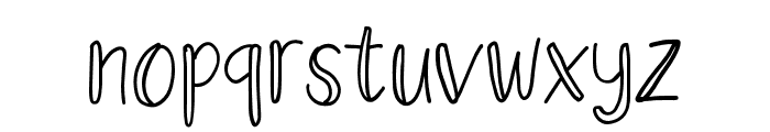 Spring Things Font LOWERCASE