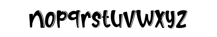 Spring Time Shiny Font LOWERCASE