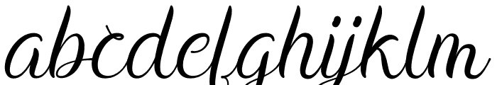 Spring Time Font LOWERCASE