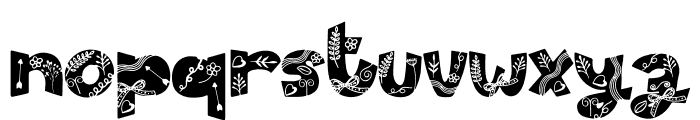 Spring Variety Font LOWERCASE