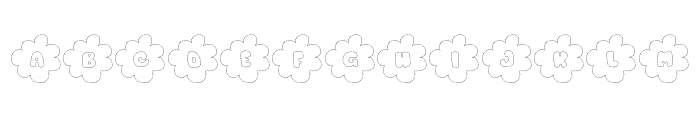 SpringFlowerDiary Font UPPERCASE