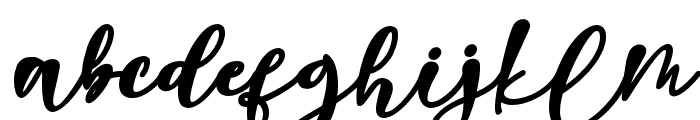 SpringSunshine-Italic Font LOWERCASE