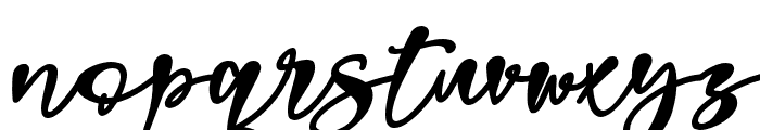 SpringSunshine-Italic Font LOWERCASE