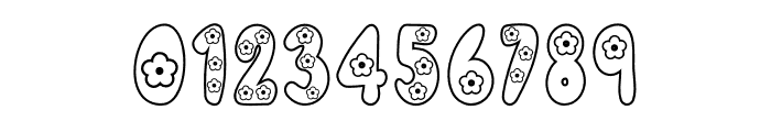 Springflower Outline Font OTHER CHARS