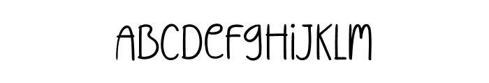 Springmilk Font LOWERCASE