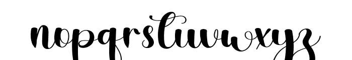Springs Font LOWERCASE
