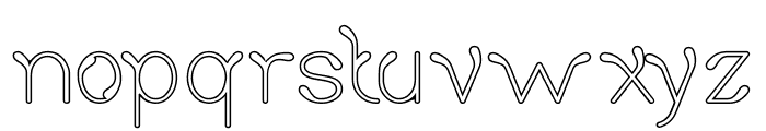 Sprout and The Bean-Hollow Font LOWERCASE