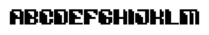 Square Byte Regular Font UPPERCASE