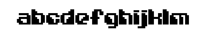 Square Byte Regular Font LOWERCASE