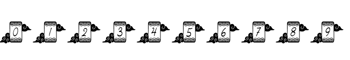 Square Wave Monogram Regular Font OTHER CHARS