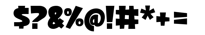 SquareBlast-Regular Font OTHER CHARS
