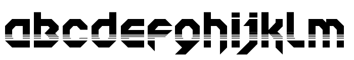 SquaredronRAD-Regular Font LOWERCASE