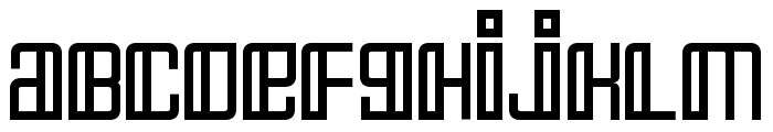 Squareo-Regular Font LOWERCASE