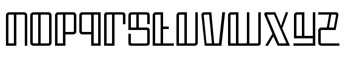 Squareo-Thin Font LOWERCASE