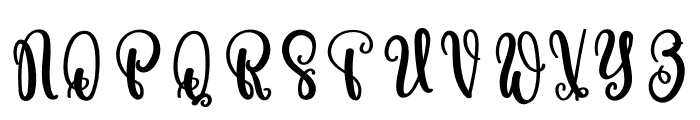 Squatty Font UPPERCASE