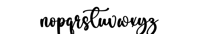 Squatty Font LOWERCASE