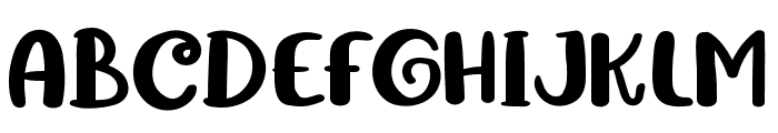 Squeezy Font UPPERCASE