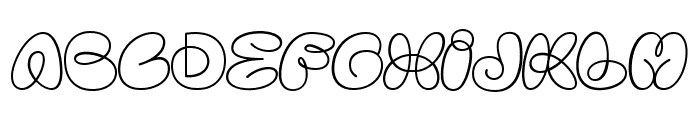 Squid Pop Regular Font LOWERCASE