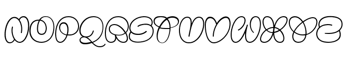 Squid Pop Regular Font LOWERCASE