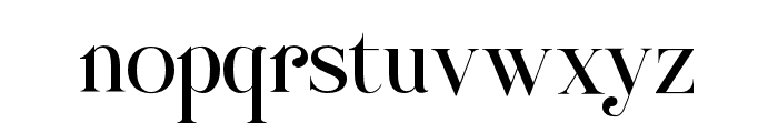 Squilla-Regular Font LOWERCASE