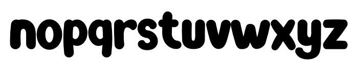 Squishy Blue Font LOWERCASE