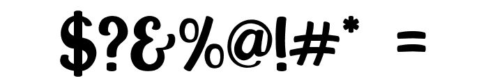 Squishy Regular Font OTHER CHARS