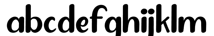 Squishy Whale Font LOWERCASE