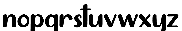 Squishy Whale Font LOWERCASE