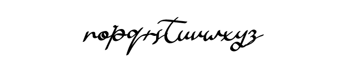 Squit Signature Font LOWERCASE