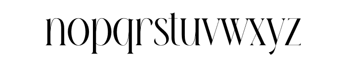 Sragih Font LOWERCASE