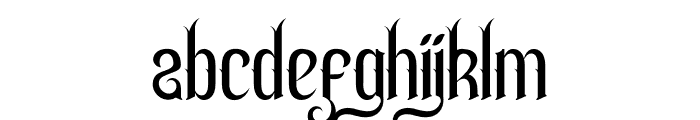 Srigala Font LOWERCASE