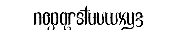 Srigala Font LOWERCASE