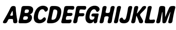 Sroal Modrow Bold Italic Font UPPERCASE
