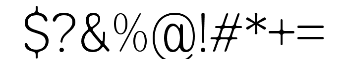 Sroal Modrow Extra Light Font OTHER CHARS