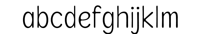 Sroal Modrow Extra Light Font LOWERCASE