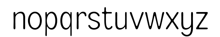 Sroal Modrow Extra Light Font LOWERCASE