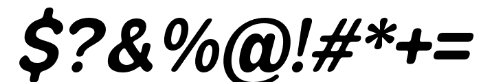 Sroal Modrow Semi Bold Italic Font OTHER CHARS